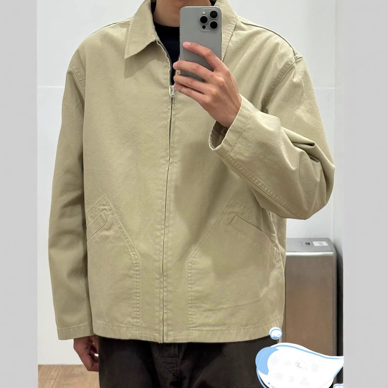 Veste Zippée Décontractée Homme