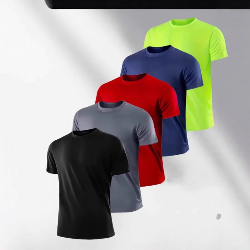 Summer Col Rond Décontracté Confortable Homme Manches Courtes Top