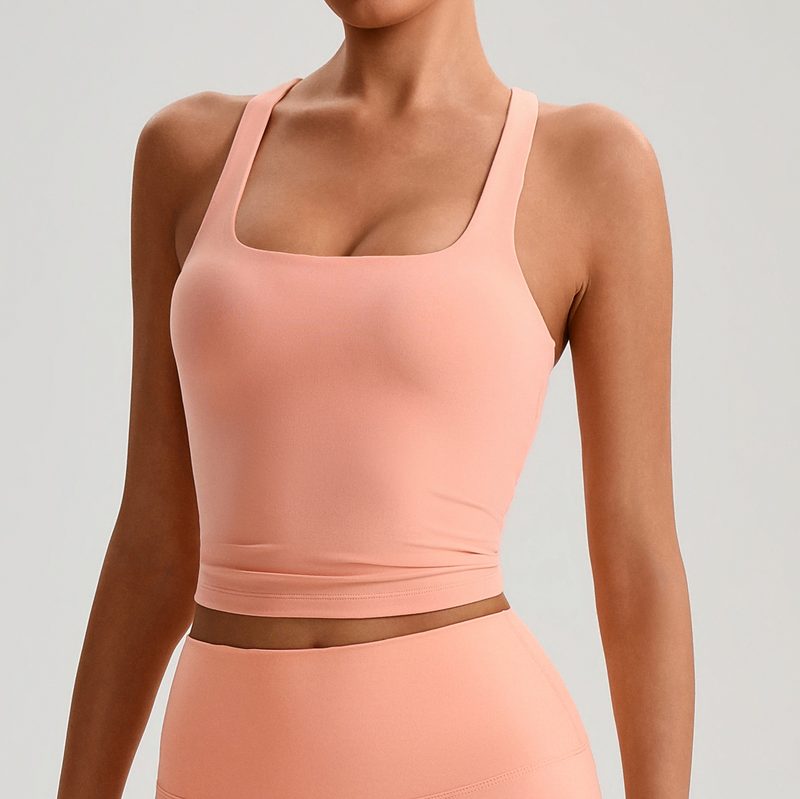 Débardeur de Sport Femme avec Maintien Intégré pour le Running et la Superposition