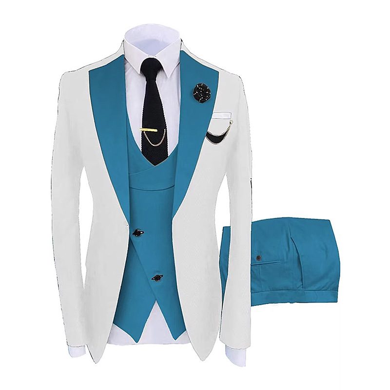 Homme Décontracté Versatile European And American-Style Three-Piece Suit