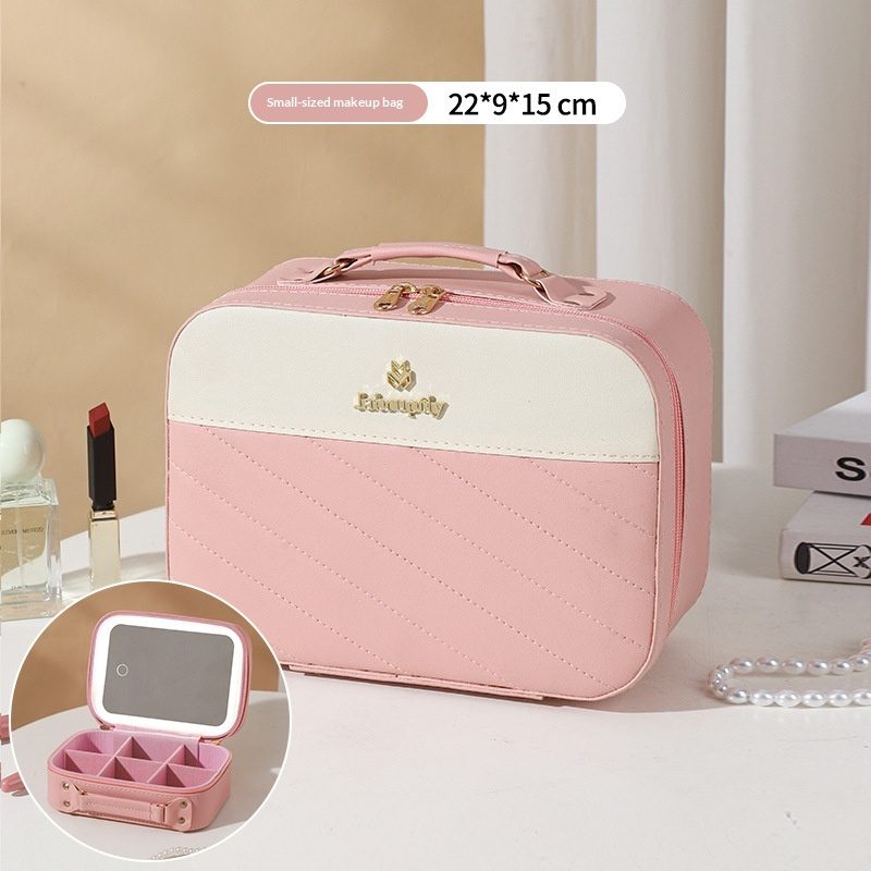 Trousse de Maquillage Spacieuse, Portable et Polyvalente