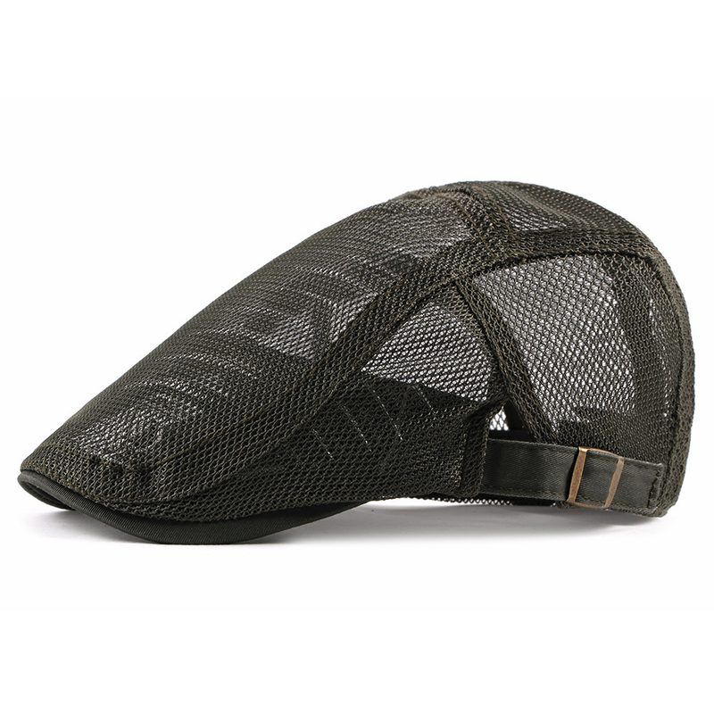 Casquette Gavroche Unisexe Rétro-Chic en Maille Légère et Respirante – Ajustable, Idéale au Quotidien, à la Polyvalence d'un Bérêt.