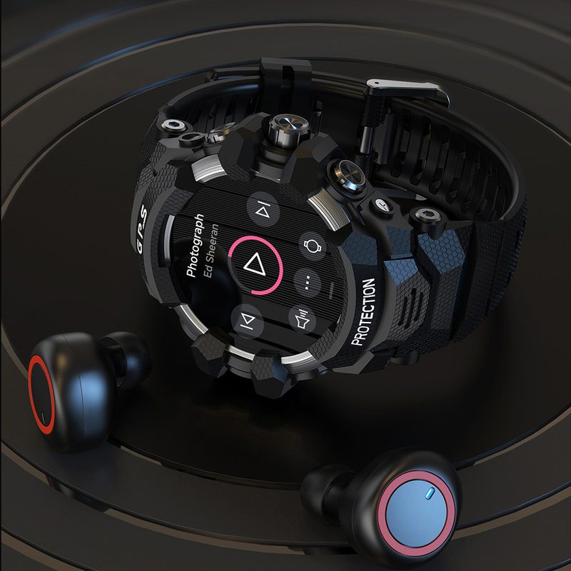 Montre Connectée Sportive d'Extérieur avec Appel Bluetooth