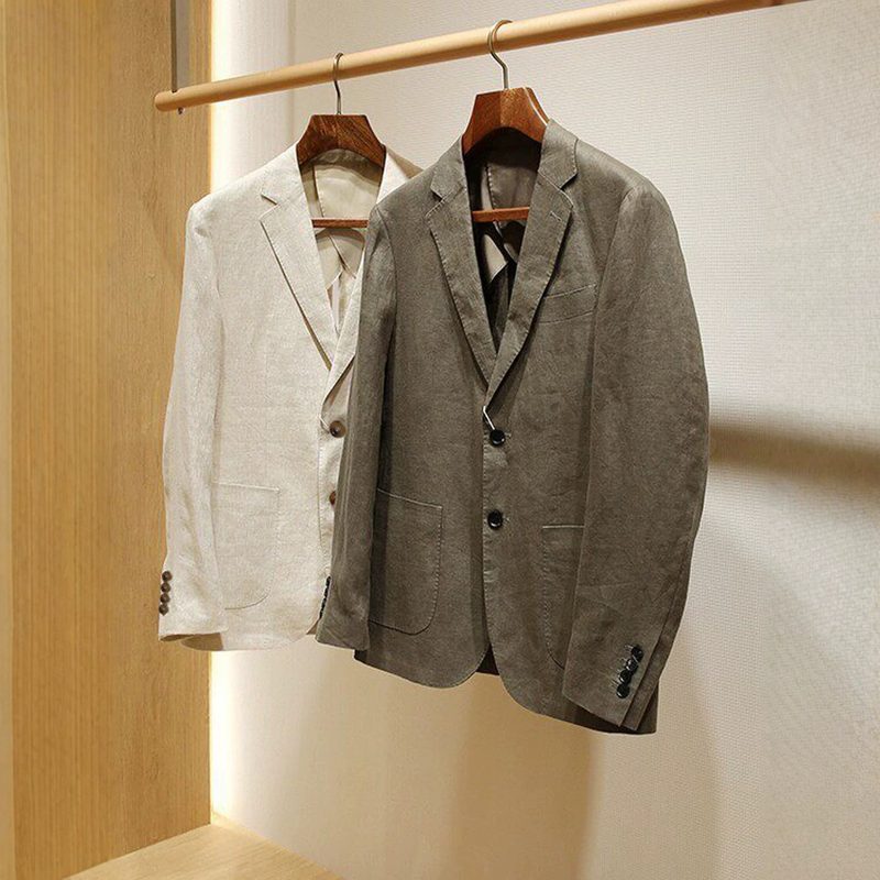 Ensemble Costume Homme Grande Taille en Lin Coupe Ajustée