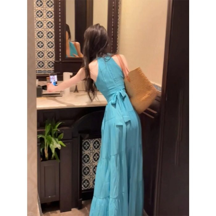 Robe Nuisette Femme Élégante à Col Américain et Coupe Ajustée
