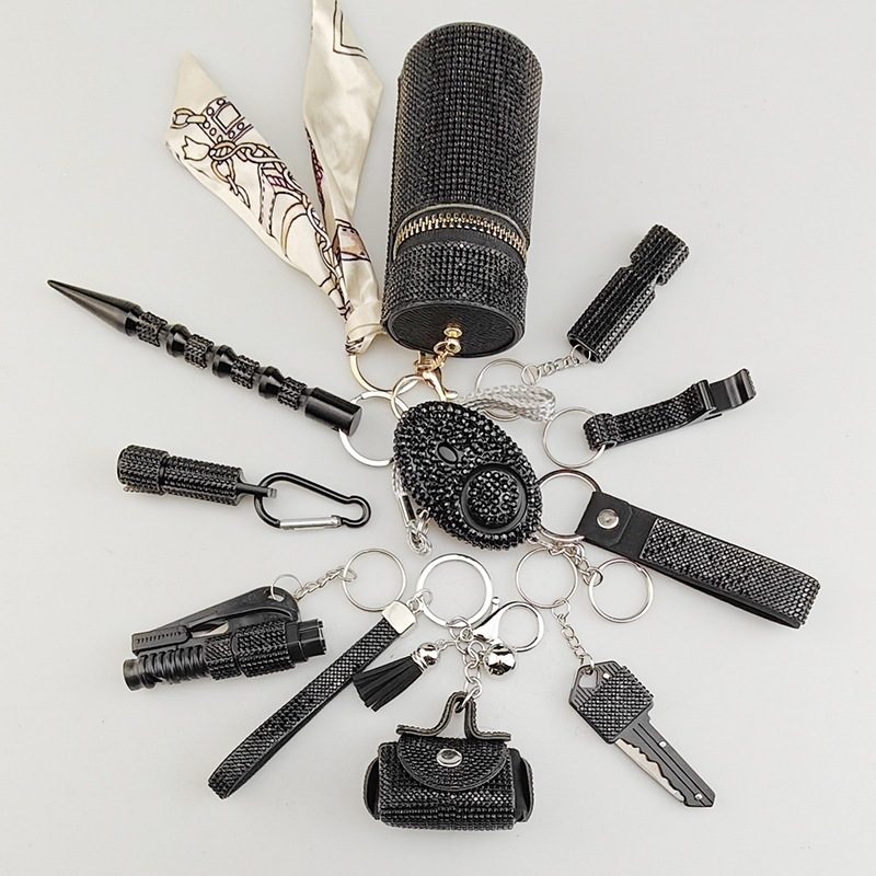 Creative Portable 10-Piece Keychain Set