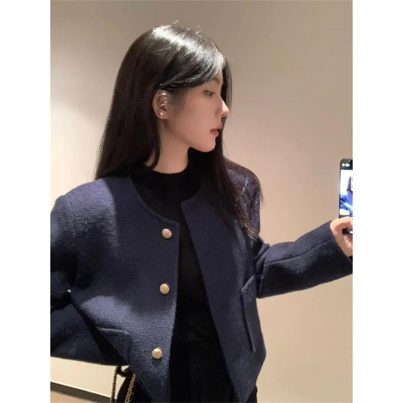 Fallwinter French-Style Vintage Chic Manches Longues Top