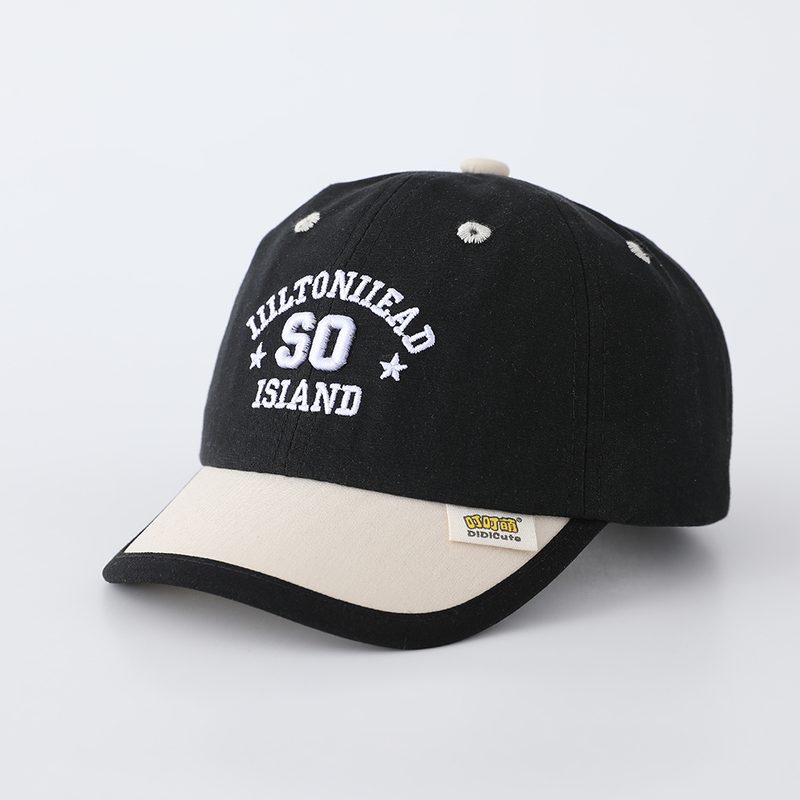 Casquette de Baseball Enfant Multicolore – Broderie 3D Lettres & Visière Courbée. Modèle Ajustable, Tendance et Confortable pour l'Extérieur.