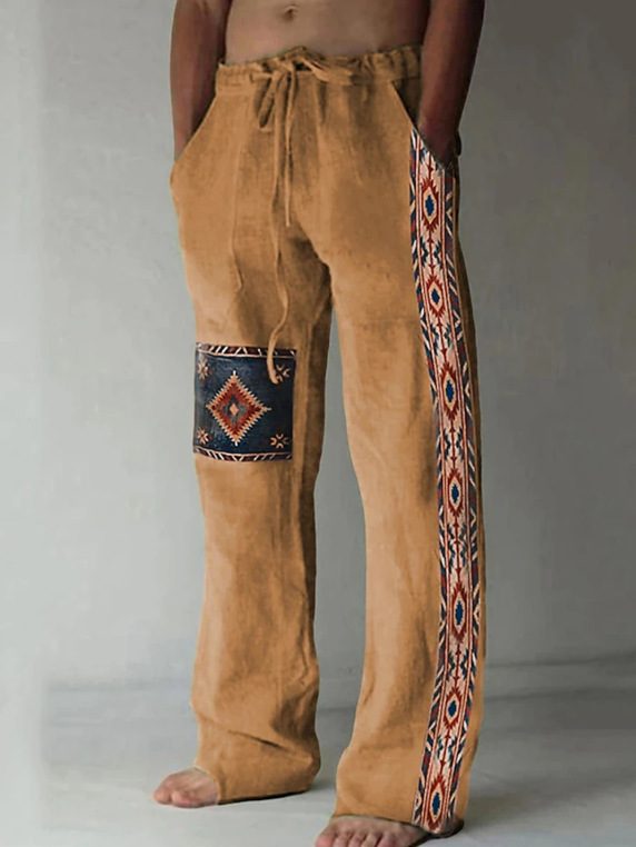 Pantalon de Plage Décontracté pour Homme à Imprimé Numérique