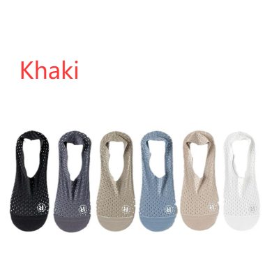 Homme Ankle Socks Summer Thin Style With Ice-Silk Cotton Lining And Respirant Mesh