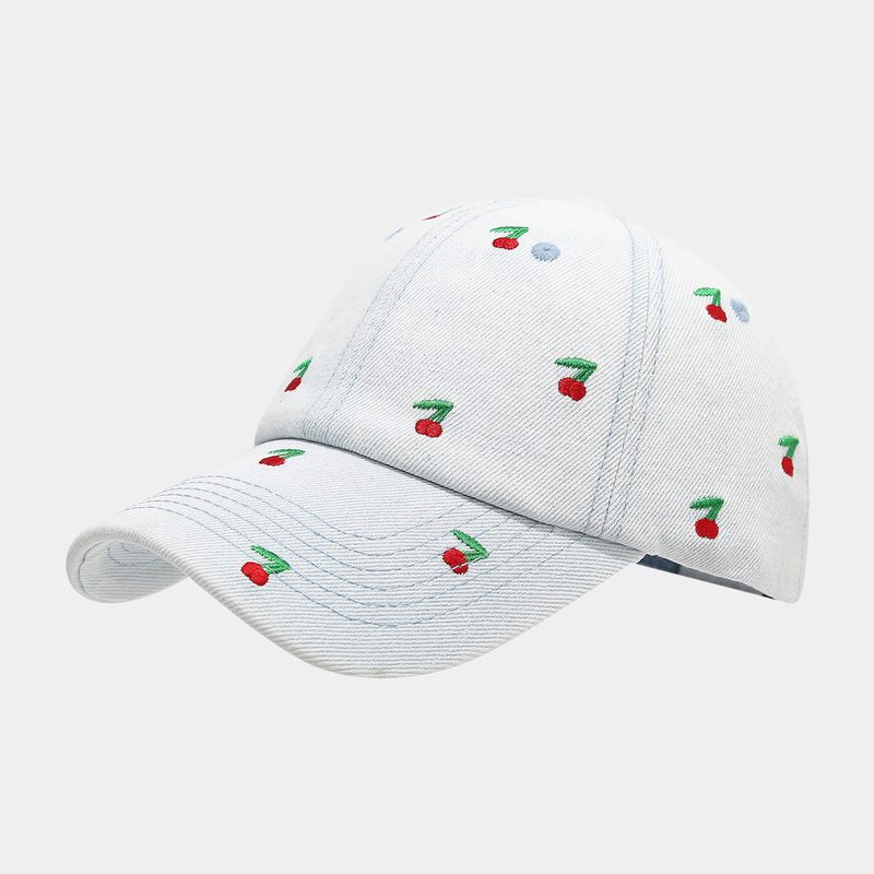 Casquette de Baseball Femme Printemps-Été Brodé - Motif Adorable & Style Rétro Vieilli. Idéale pour le Quotidien et Parfaite pour la Photographie.