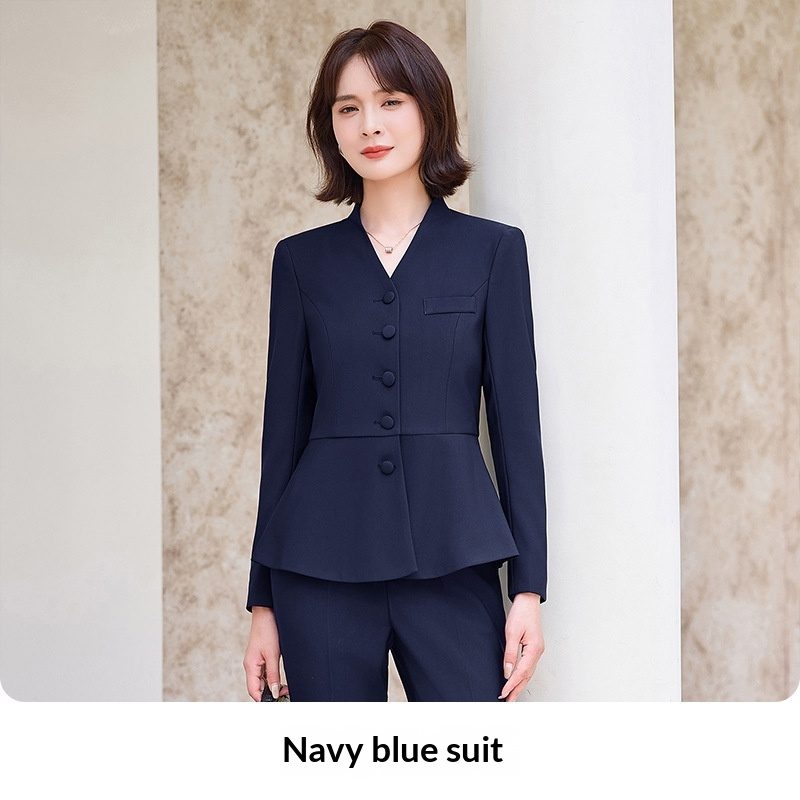 Tailleur Élégant Automne-Hiver Col Claudine Inspiration Chanel