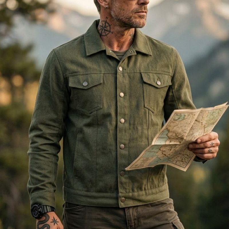 Veste Slim Fit Décontractée et Stylée pour Homme