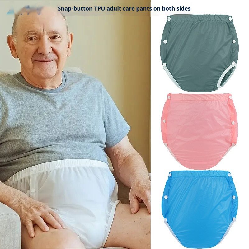 Double-Side Snap-Button Tpu Waterproof Diaper Pantalon