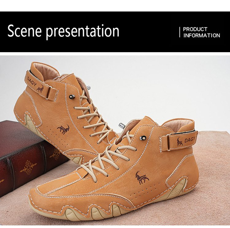 Chaussures Décontractées Homme Hiver : Doublure Polaire et Amorti Supérieur
