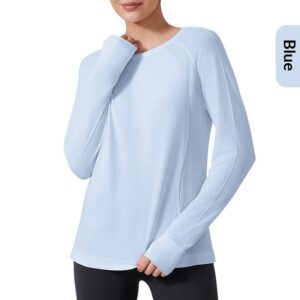 T-shirt de Sport Ample à Manches Longues – Running & Fitness