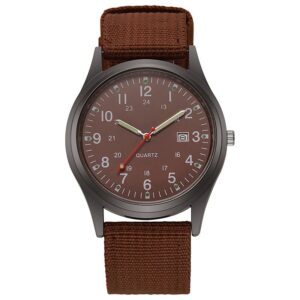 Homme Décontracté Calendar Sports Montre À Quartz