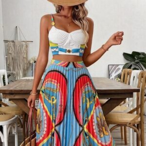 Romantic And Flowing Beach Vacation Robe Set