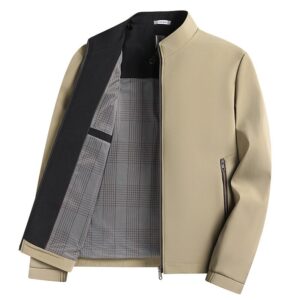 Décontracté Minimalist Uni-Color Versatile Homme Veste