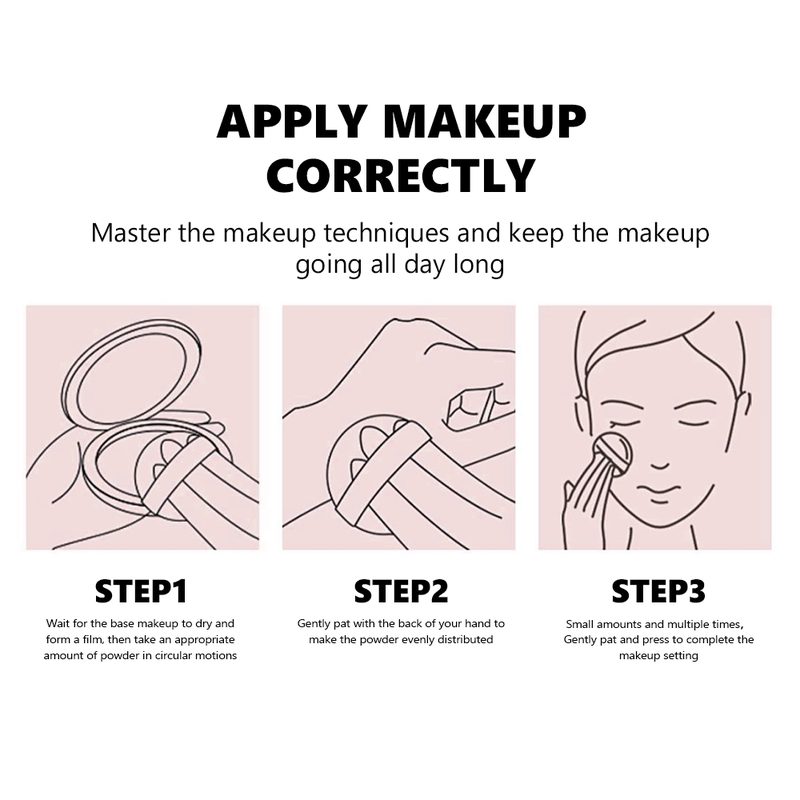 Concealer Banana Powder, Long-Lasting Matte Setting Powder, Waterproof Brightening Face Powder, Oil Control Makeup Finishing Powder & Highlighter Powder, 8G