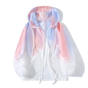 Gradient Ice Silk Sun-Protective Veste Homme Léger Outerwear