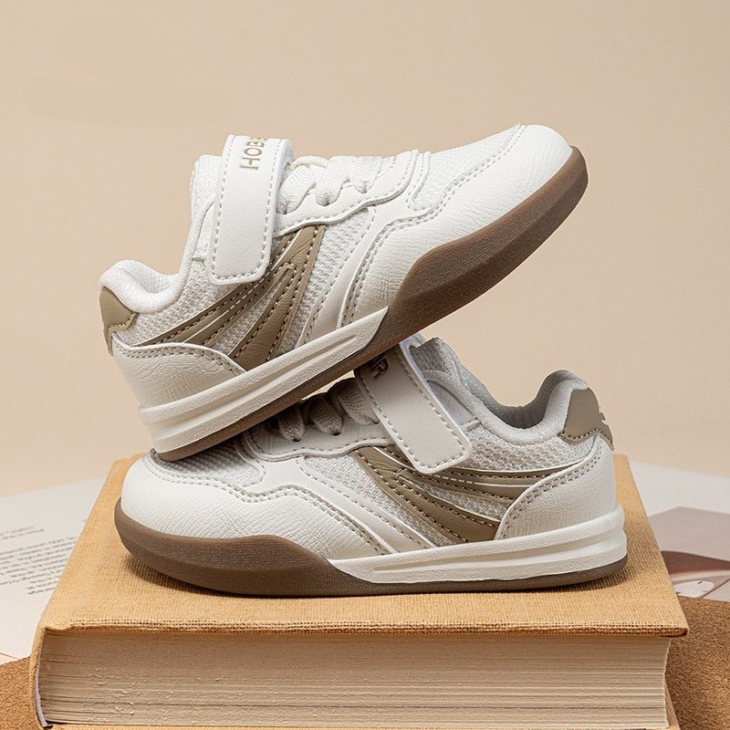 Enfant Rétro Décontracté Respirant Velcro Sneakers