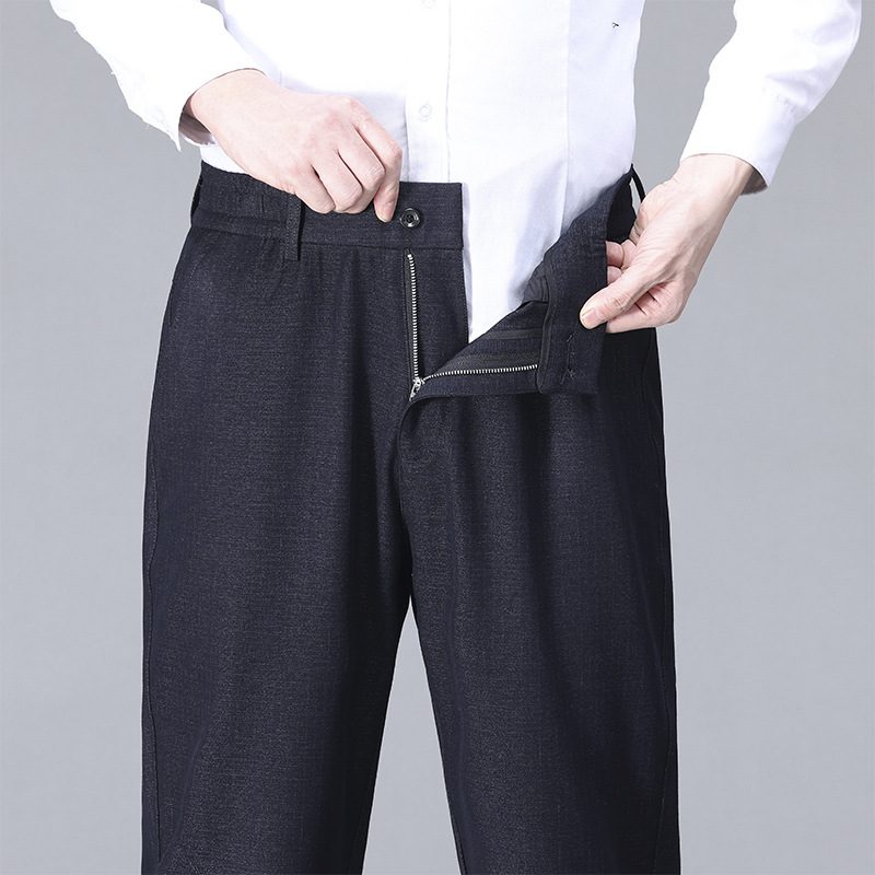 Homme Business High-Waisted Décontracté Pantalon