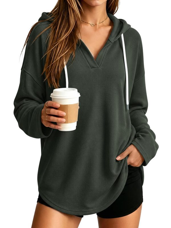 Coupe Ample Sweatshirt With Hood