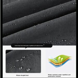 Versatile Coupe Ample Stand-Collar Veste American-Style Water-Repellent