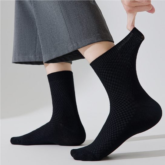 Homme Décontracté Soft And Respirant Mid-Calf Socks