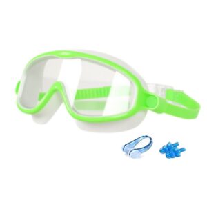 Lunettes de Natation pour Enfants, Monture Large, Vision HD, Cache-Nez et Étanchéité Parfaite
