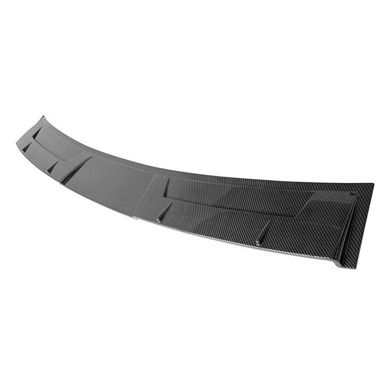 Fit 14-23 Q50 Rear Window Top Roof Spoiler Sun Visor Wing Carbon Fiber Print Pp