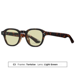 Personalized Square-Frame Rétro Lunettes De Soleil