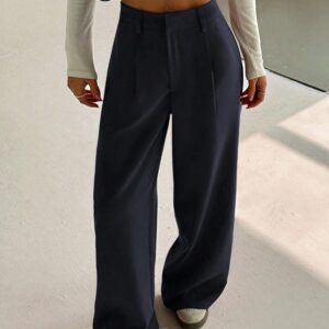 Figure-Flattering Décontracté Suit Trousers For Fallwinter