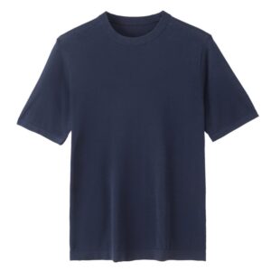 Homme Knitted Manches Courtes Top