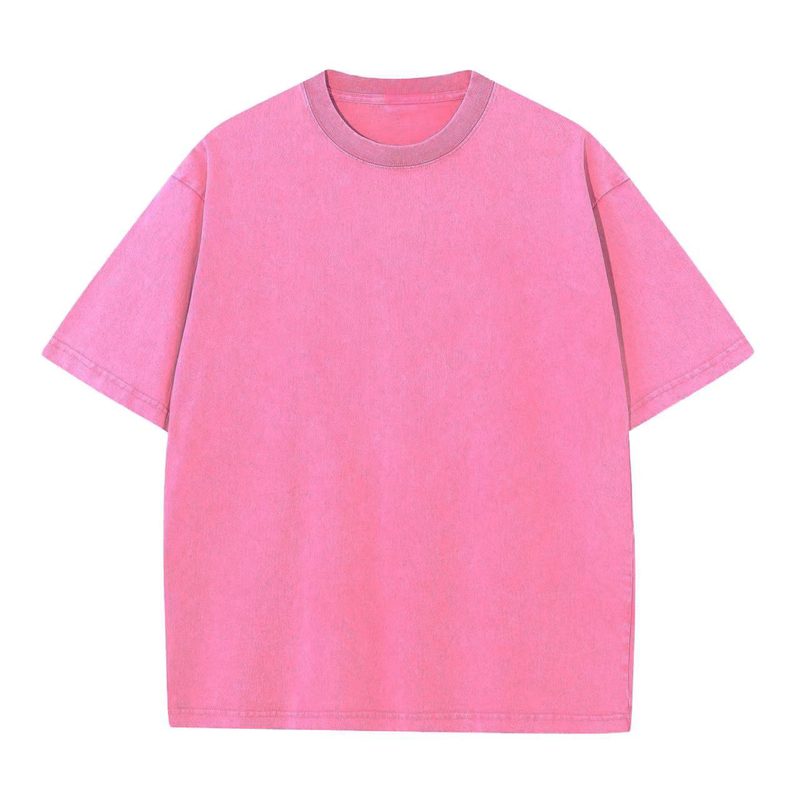 Cotton T And Drop-Shoulder Ample Half Sleeve