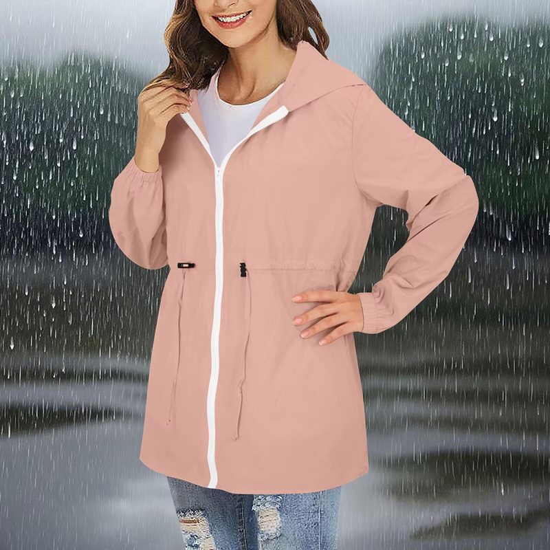 Femme Outdoor Waterproof Veste Coupe-Vent