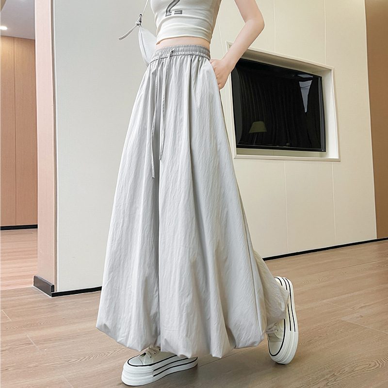 Puffy Petal High-Waisted Midi Jupe