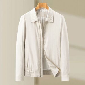 Linen Lapel Veste Homme Manteau