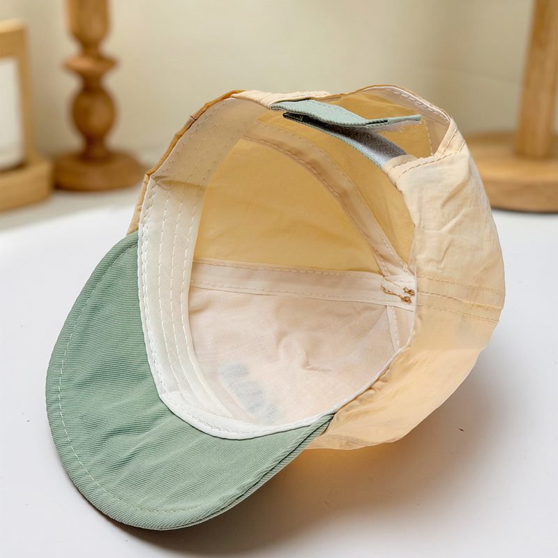 Cute Young Shoot-Shaped Baby Baseball Casquette - Cartoon Bear Baby Soft Brimmed Baseball Casquette - Thin And Respirant Chapeau