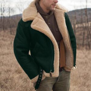 Thickened Leather-And-Fur Homme Décontracté Veste