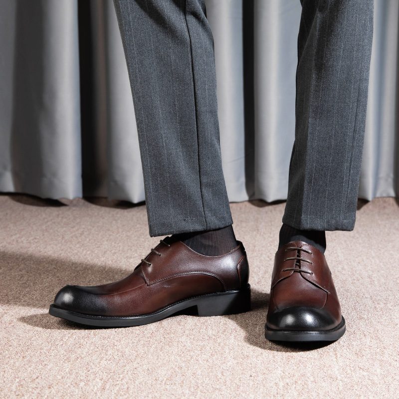 Genuine Leather Respirant Business Homme Large-Size Chaussures