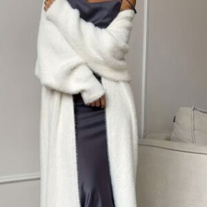 Fluffy Oversize Knitted Cardigan
