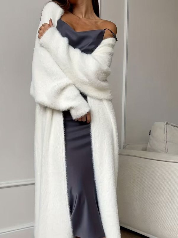 Fluffy Oversize Knitted Cardigan