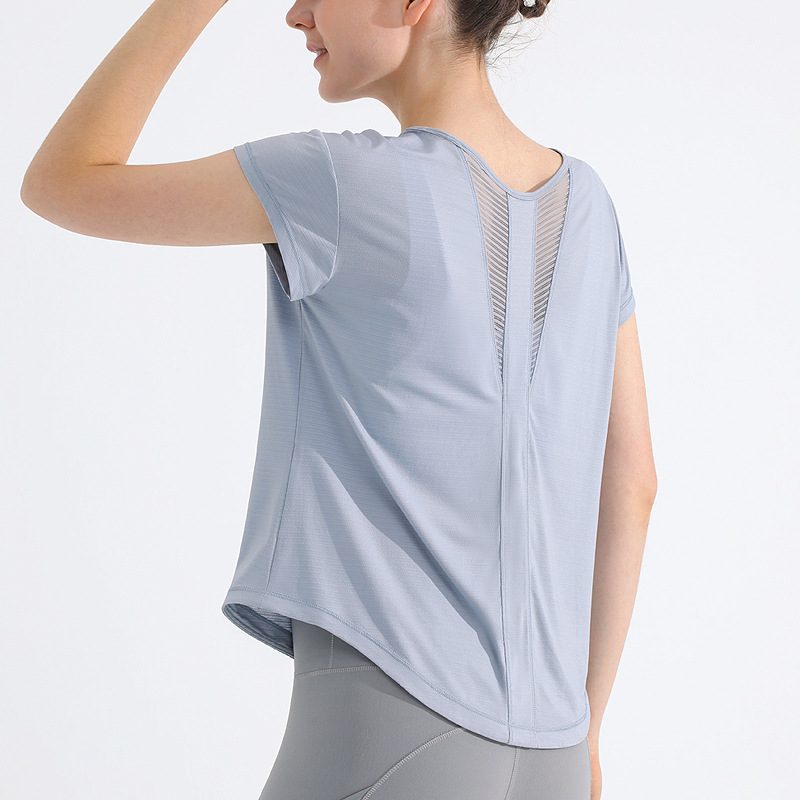 Femme Quick-Dry Sports T-Shirt Yoga Apparel