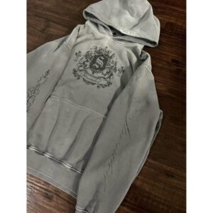 Décontracté Imprimé Sweatshirt Manches Longues Pullover Sweat À Capuche Femme Rétro Veste