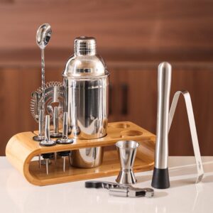 12-Piece Stainless Steel Cocktail Shaker Set