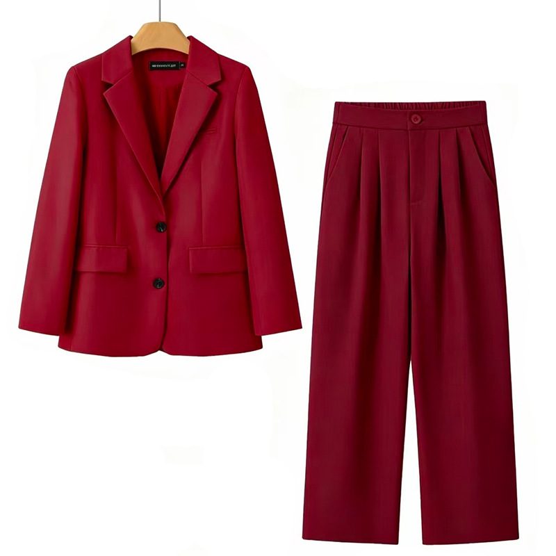 Femme Décontracté Suit Pantalon Two-Piece Set