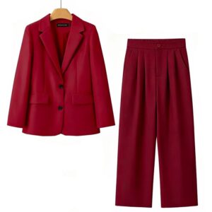 Femme Décontracté Suit Pantalon Two-Piece Set