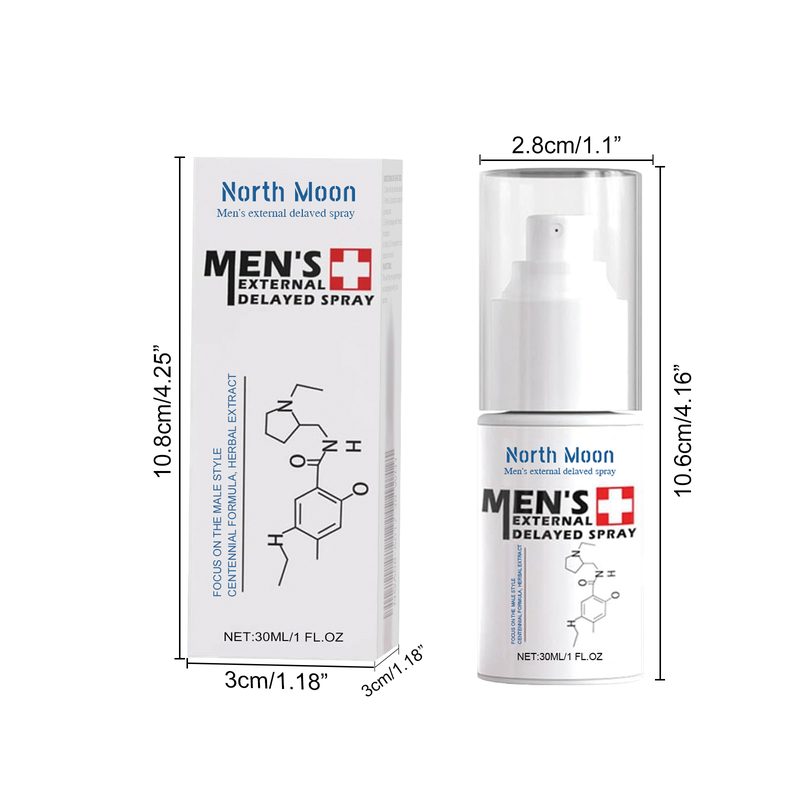 External Care Spray, Intimate Delay Spray , Reduce Sensitivity & Boost Stamina, 30Ml Natural Gentle Formula